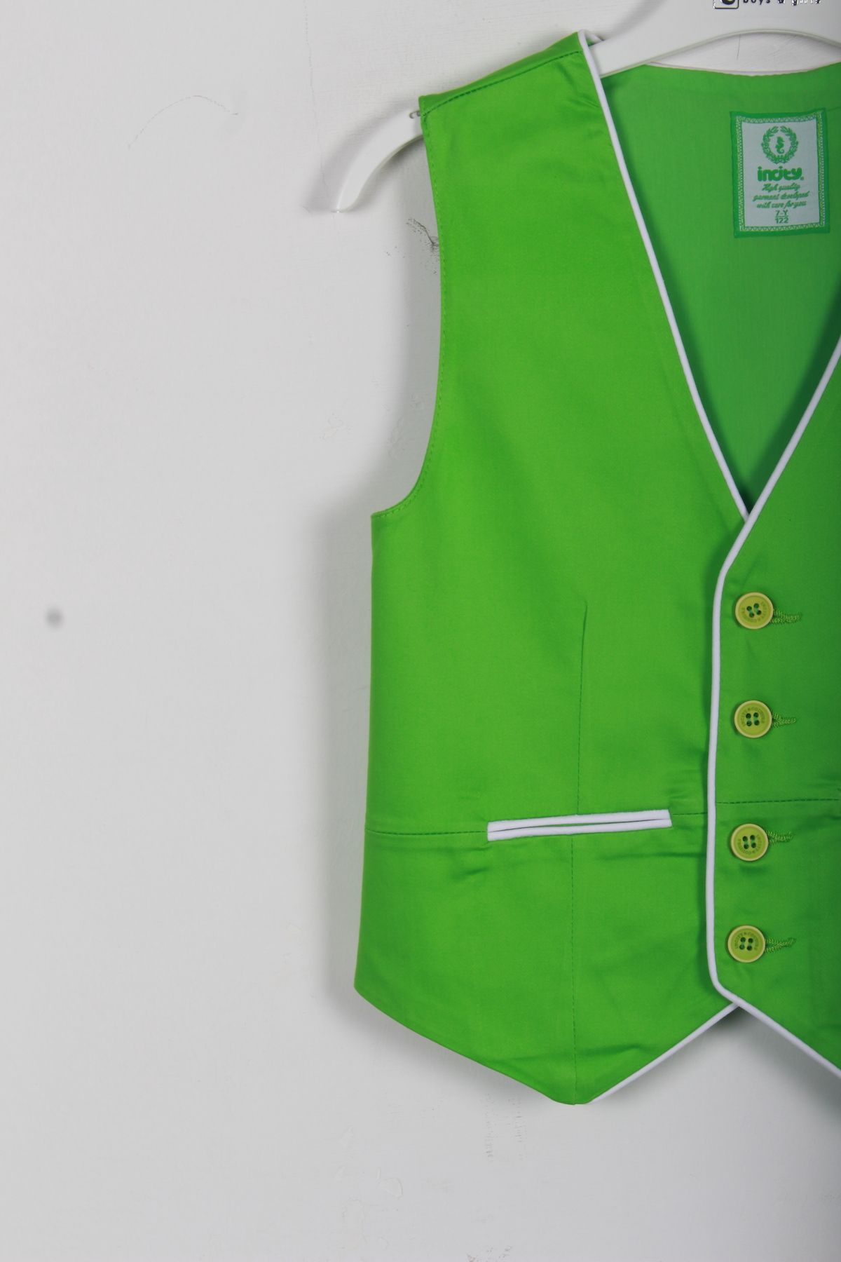 incity-Boy's Sea Horse Logo Detailed Vest 4