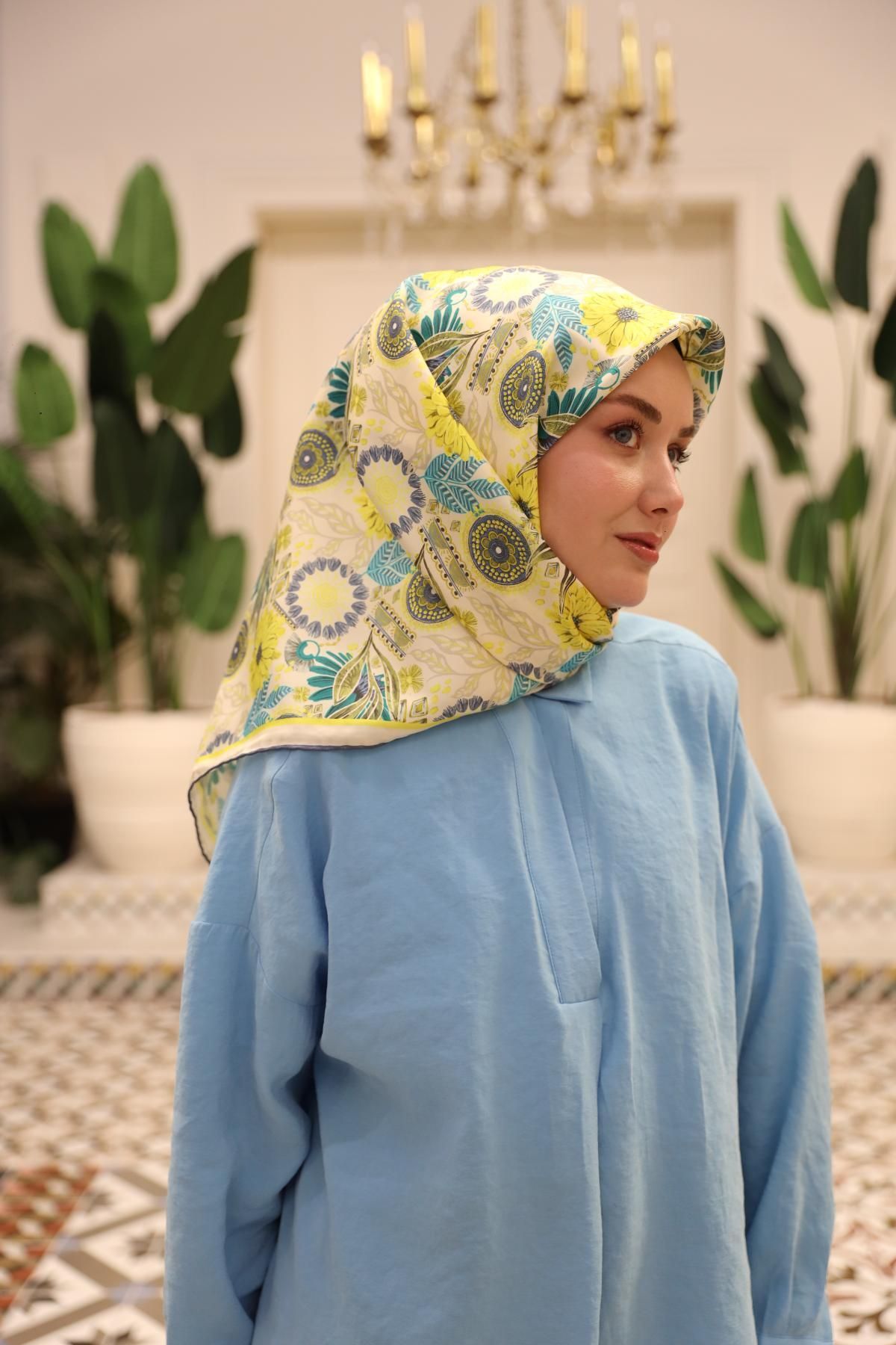 Silk Home-Twill Silk Scarf 11463-21 3