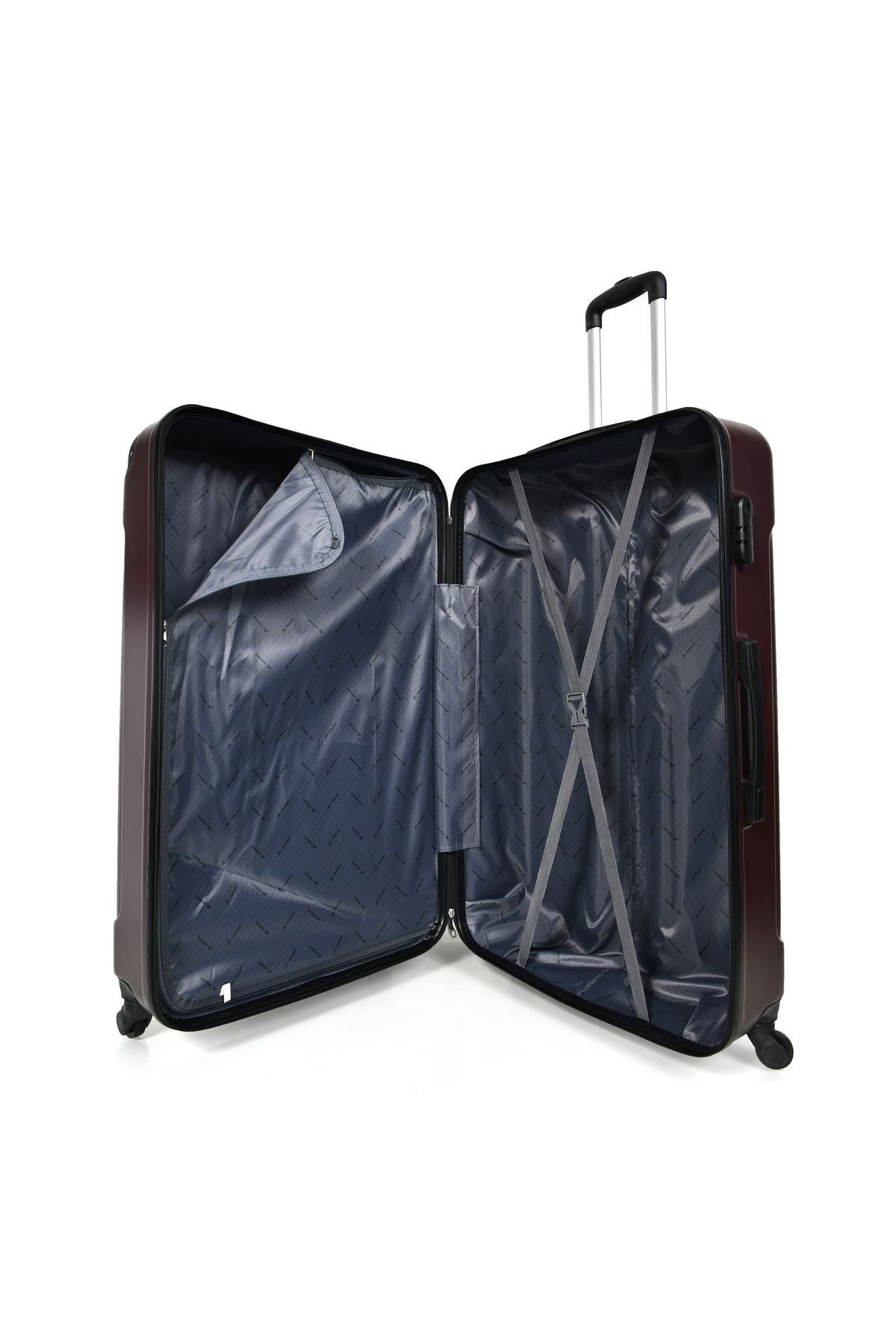 MORANO-Morano Durable and Lightweight 4-Wheel Spinner Luggage Set with Numbered Security Lock (Set of 4) 7
