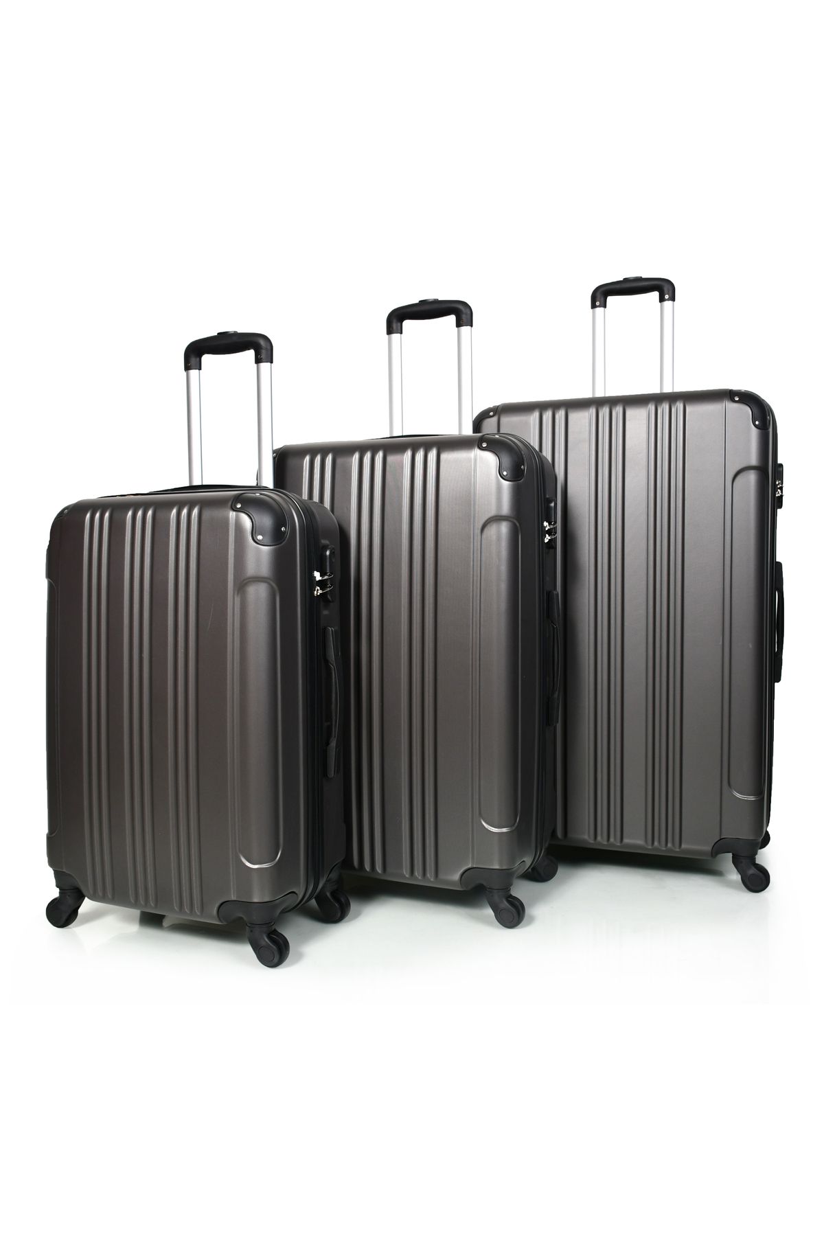 MORANO-Morano Durable and Lightweight 4-Wheel Spinner Luggage Set with Numbered Security Lock (Set of 4) 3