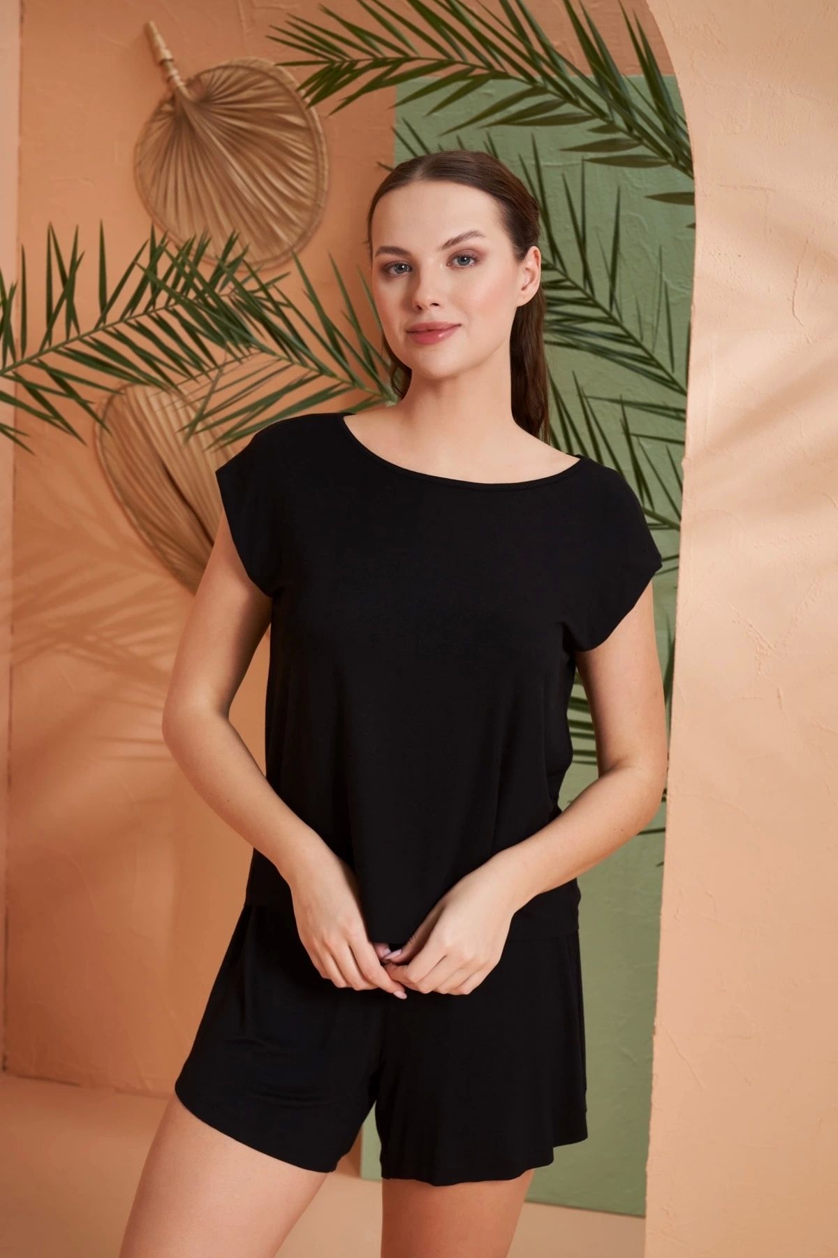 Nemere PJS 27029 Kadın Şort Takım