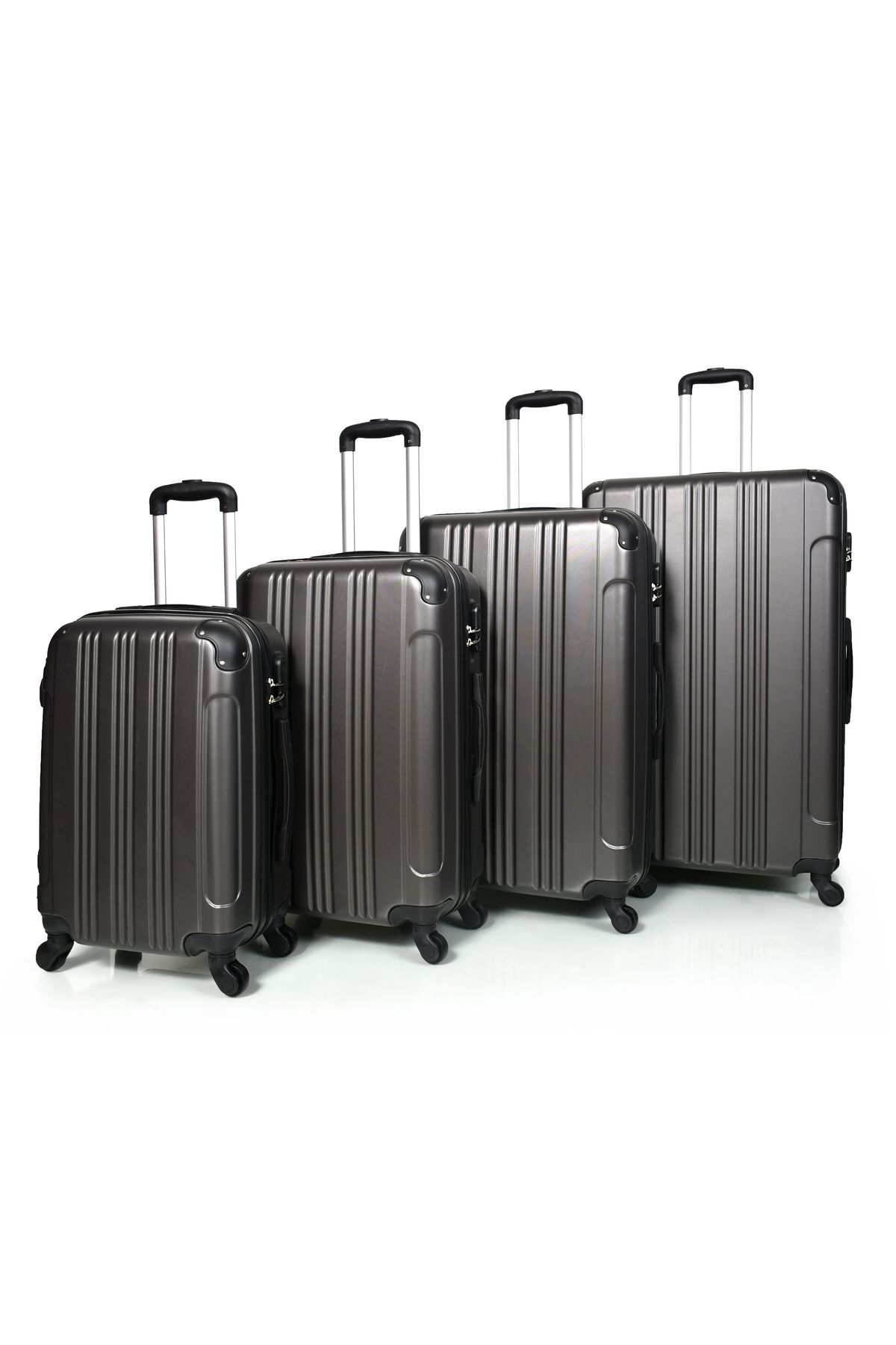 MORANO-Morano Durable and Lightweight 4-Wheel Spinner Luggage Set with Numbered Security Lock (Set of 4) 2