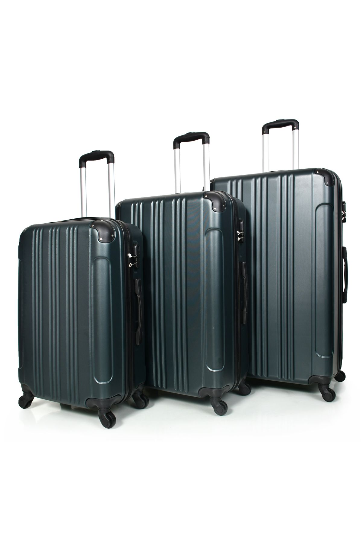 MORANO-Morano Durable and Lightweight 4-Wheel Spinner Luggage Set with Numbered Security Lock (Set of 4) 3