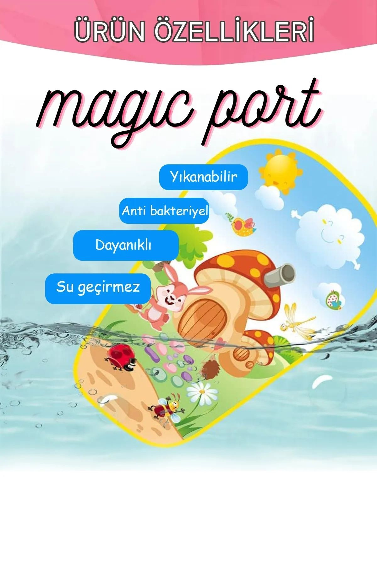melektoys Magıc Port Sevimli Piyanolu Sesli Işıklı Aynalı Oyun Halısı Yer Minderi 3 In 1 Yenilenen Tasarım fotoğrafı 7 (önizleme)