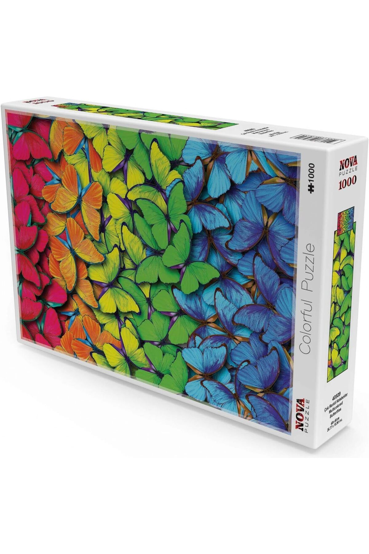 STOREMAX lvnmblya Puzzle 1000 Parça Çok Renkli Kelebekler Puzzle Shop Deesing 224120