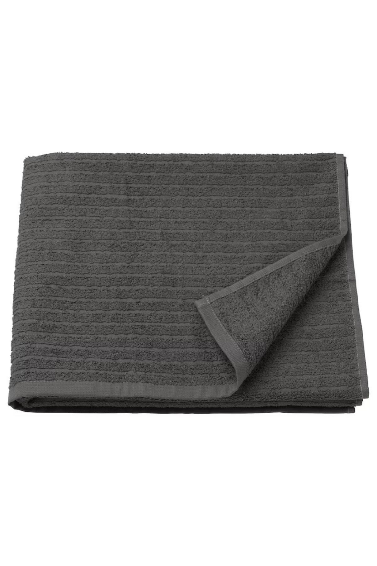 IKEA-VÅGSJÖN Bath Towel, Dark Grey, 70x140 cm, 100% Cotton, Soft & Absorbent, 400 g/m² 1