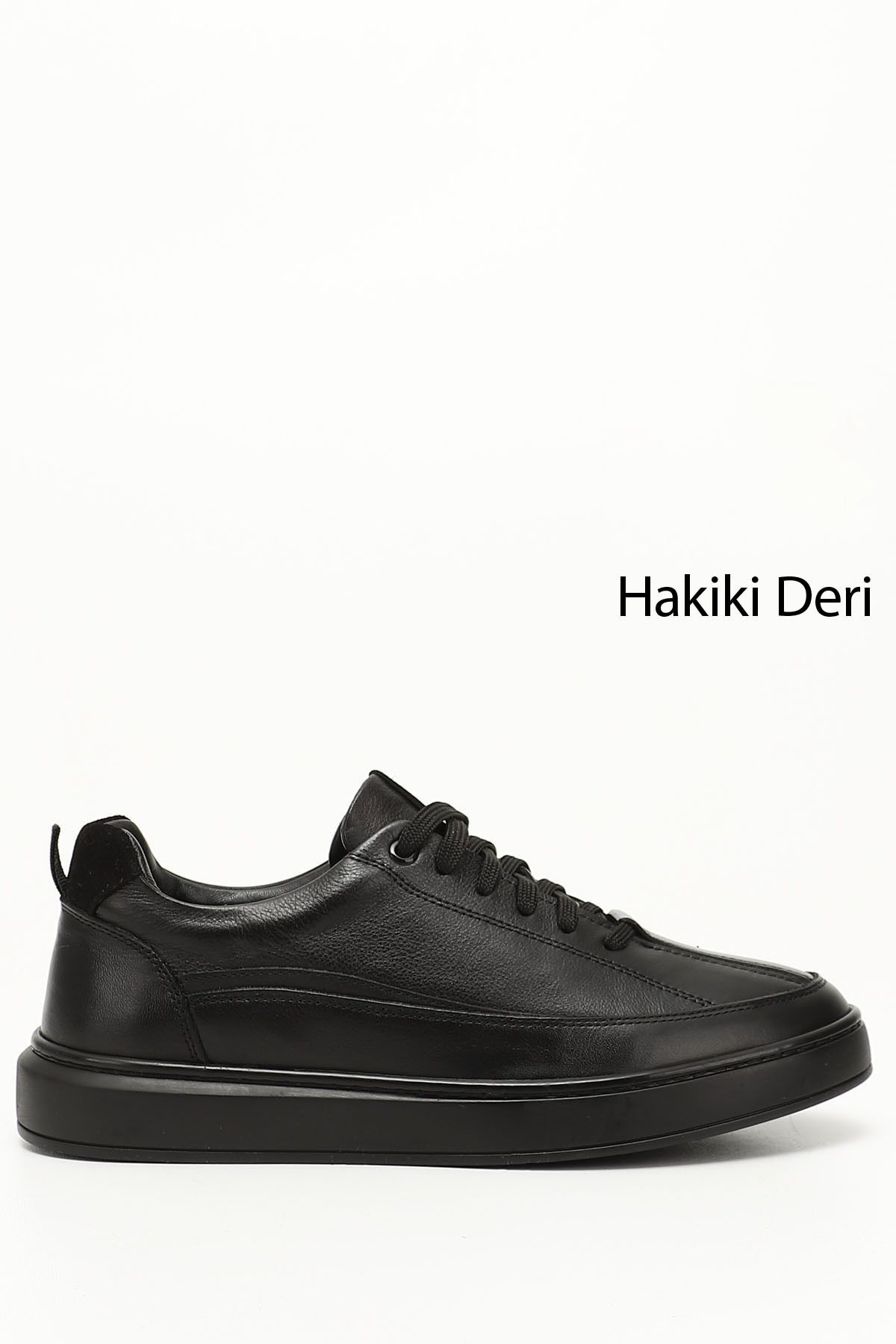 GÖNDERİ Adidași Din Piele Naturală Pentru Bărbați, Cu Șireturi, Cu Talpă Din Cauciuc Masculin - 40
