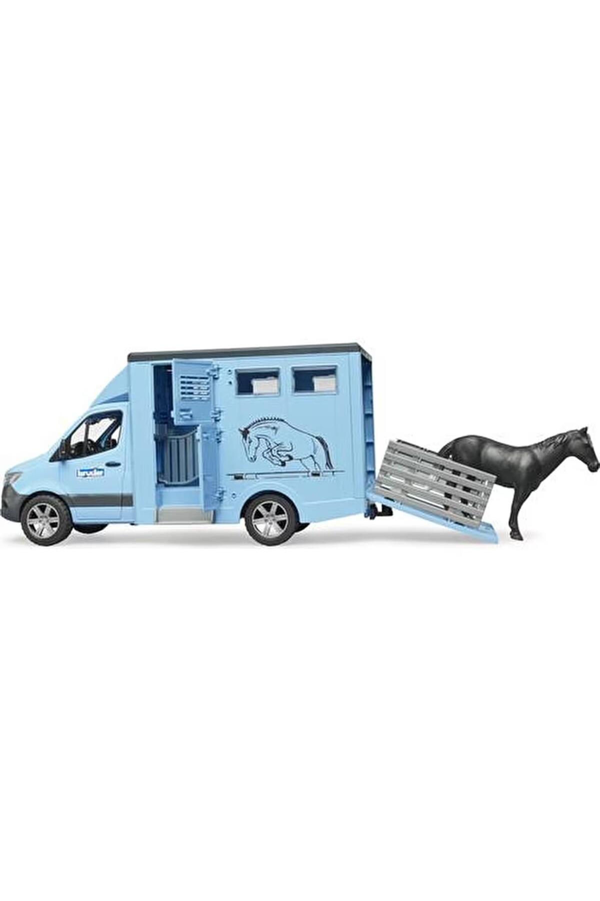 Genel Markalar MB Sprinter Animal Transporter with Horse 02674 fotoğrafı 3 (önizleme)