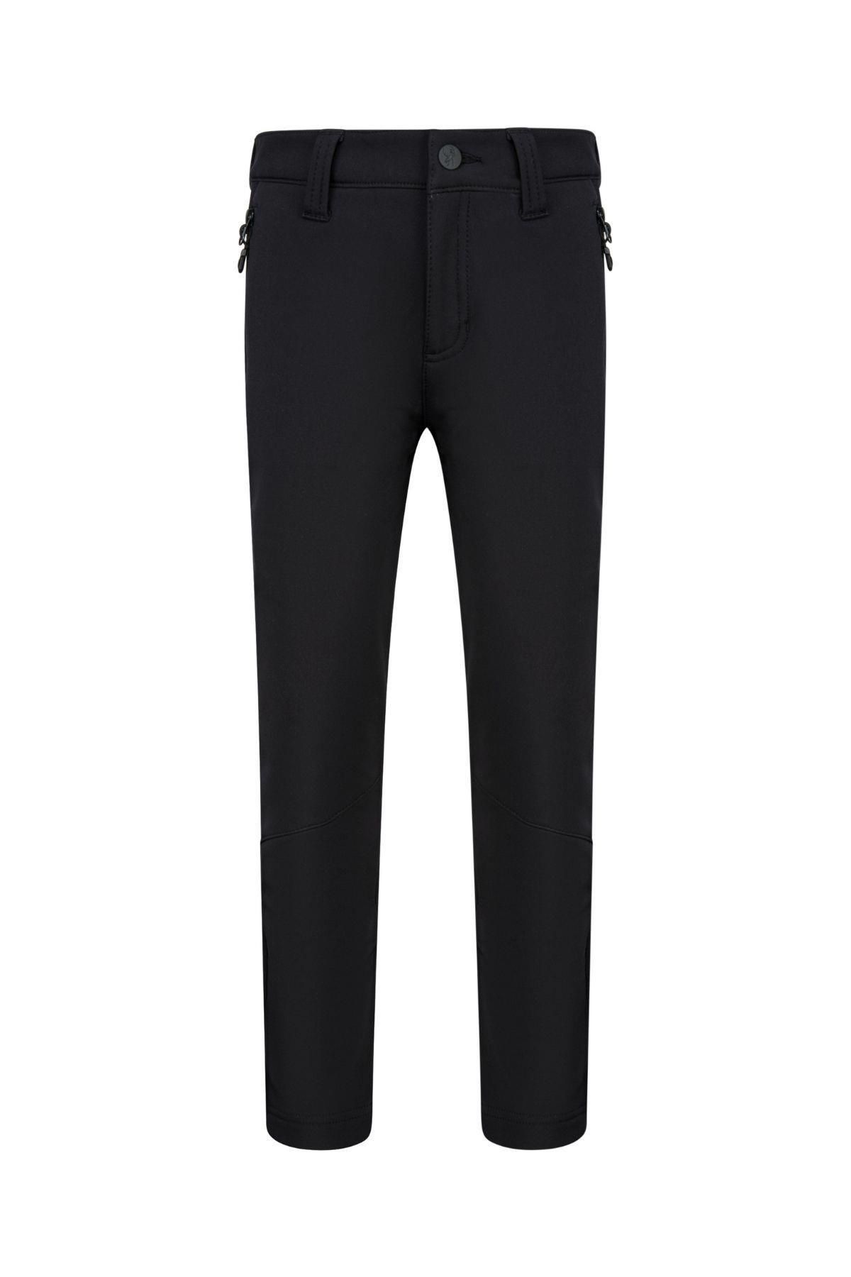 2AS-Sand Softshell Children's Pants Black 1