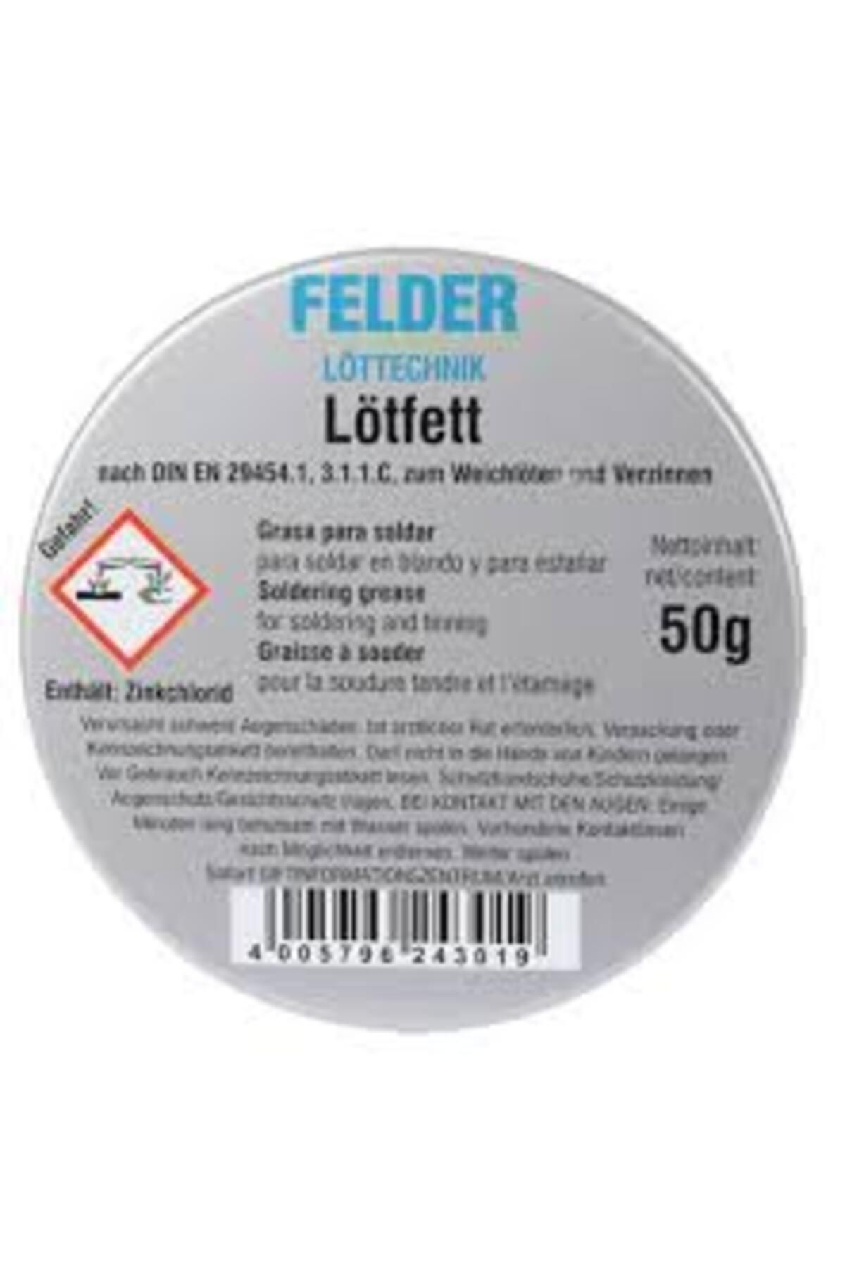 TYYLİ Felder Lötfett Lehim Pastası 50 gr