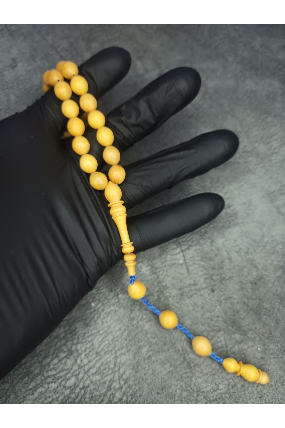 Mos Ticaret-Master's Work High-End Natural Boxwood Rosary with System 4