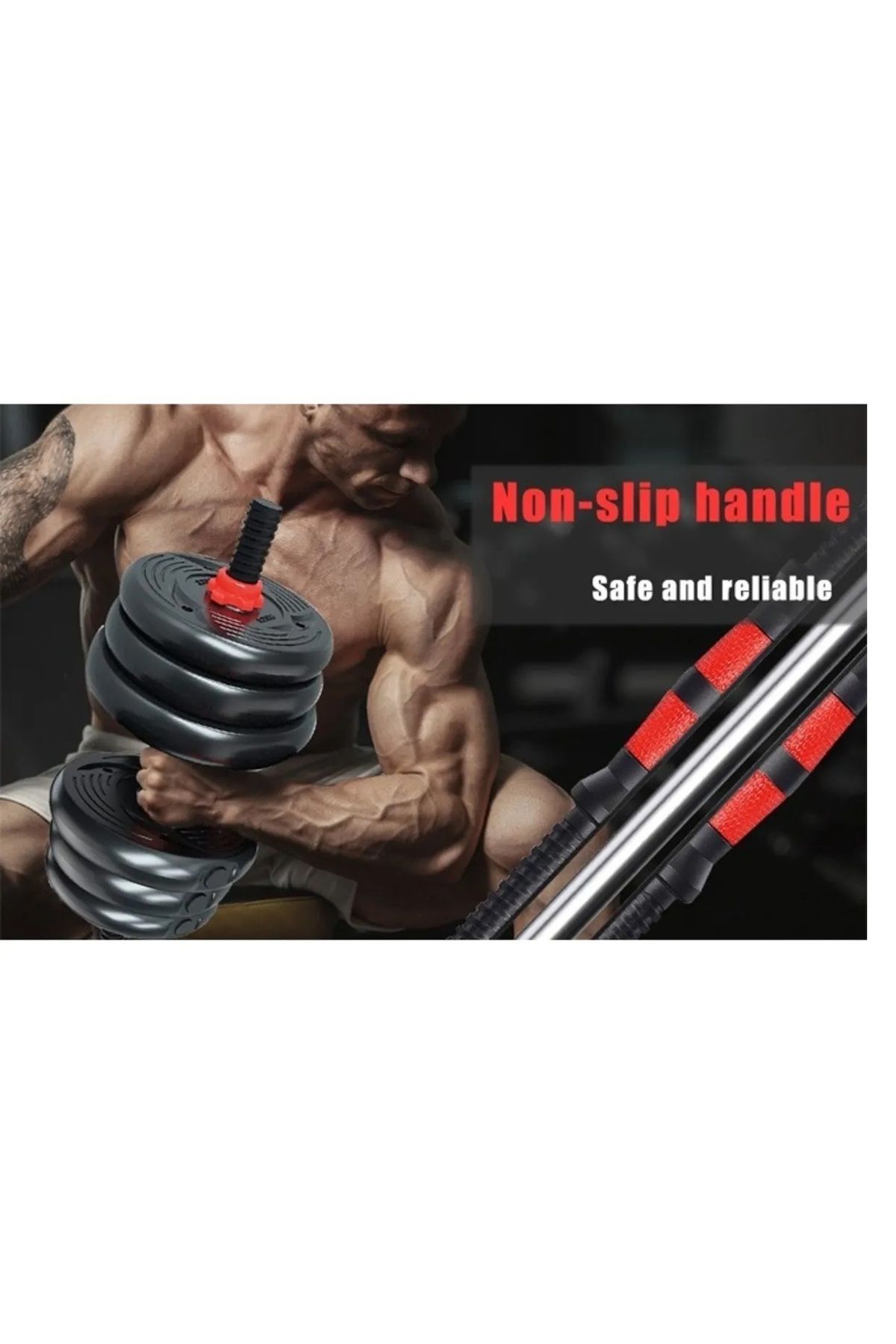 Fitness World-مجموعة دمبل بأوزان قابلة للتعديل 30 كجم 8