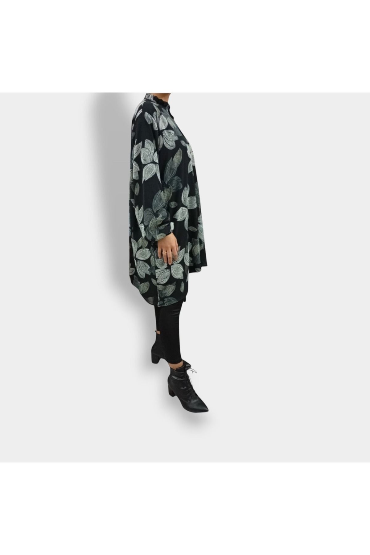 Dirhem-Chiffon Lined Tunic 2