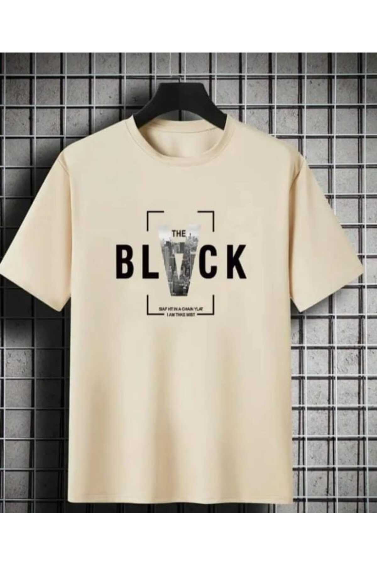 KOZİA OUTDOORS Malkoçbey crna majica sa širokim krojem i unisex osnovnim izrezom