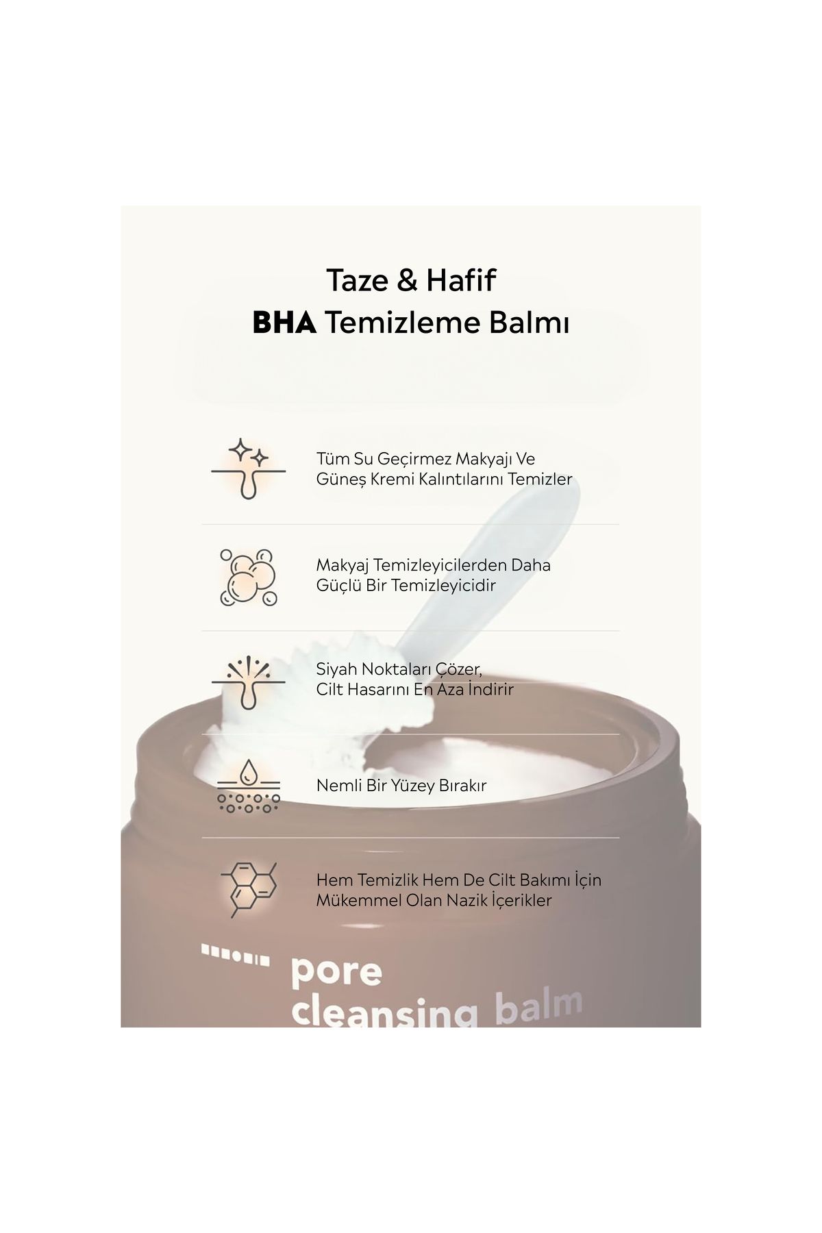 Hanskin-Pore Cleansing Balm Bha- Combination and Oily Skin/pore and Make-up Cleansing Balm [ 80 G ] 6