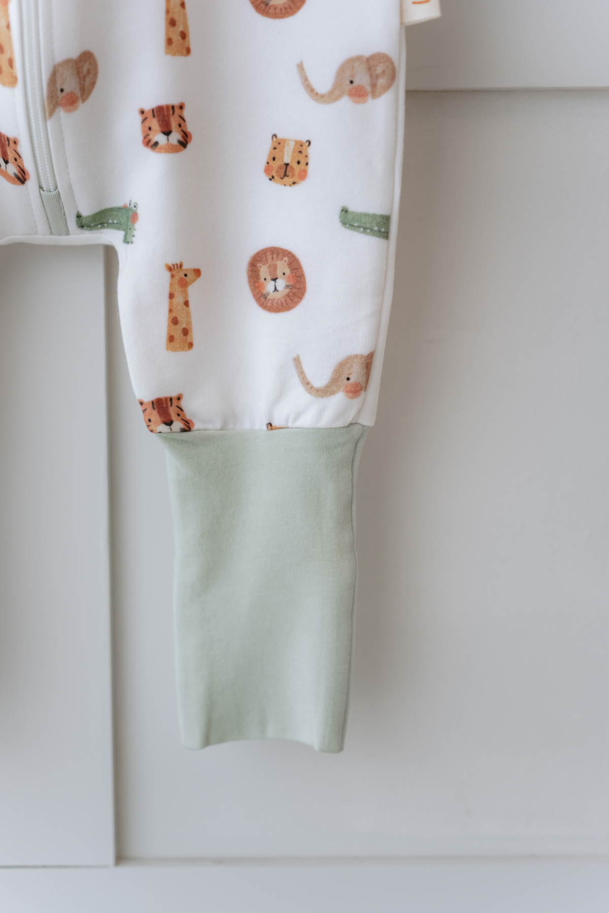 Lollie Baby&Kids Bebek Uyku Tulumu 1.0 TOG, Modal & Pamuk - Safari Hayvanları fotoğrafı 4 (önizleme)