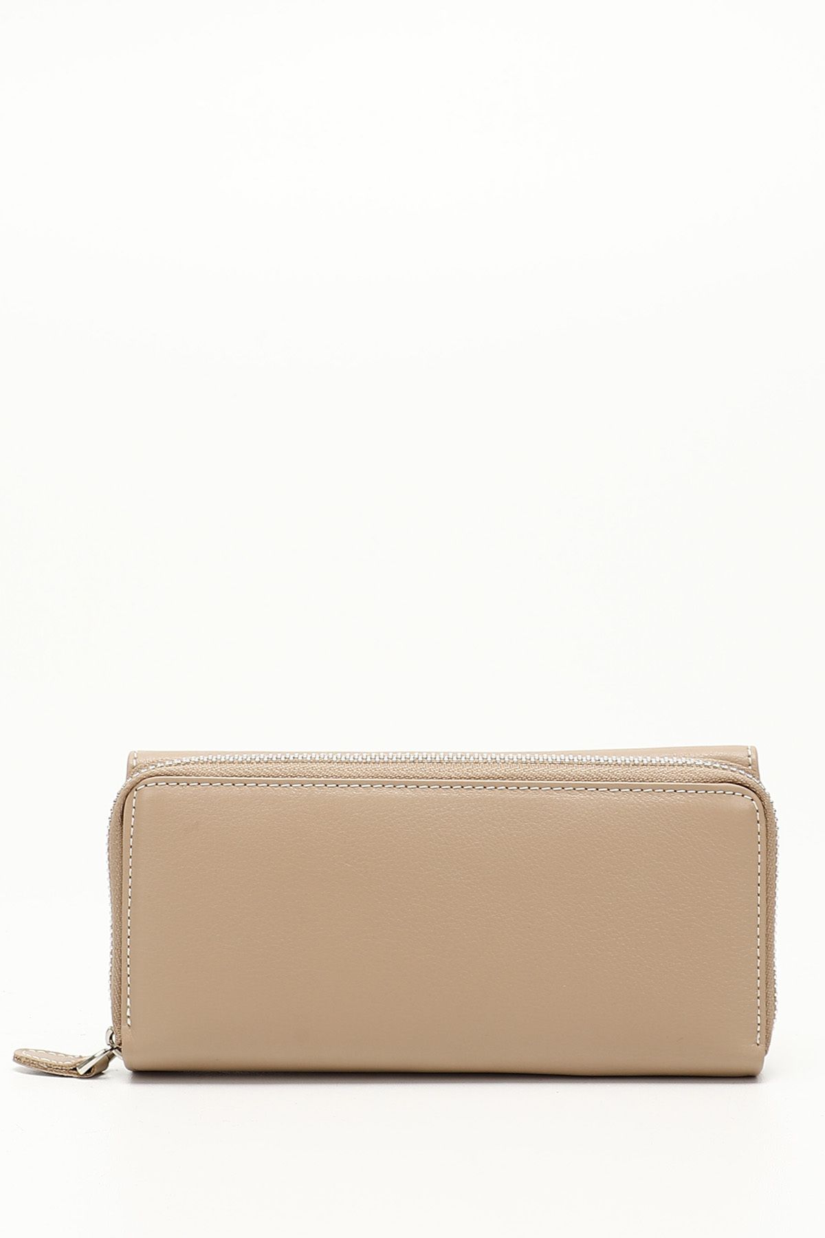 GÖNDERİ(R)-VİZONA BROWN Genuine Leather Women's Wallet 06134 5