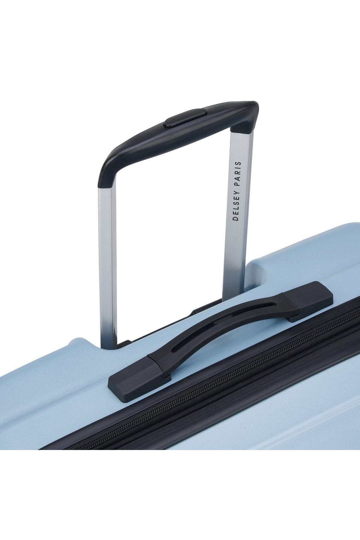 Delsey-Tiphanie 82cm Hardcase Expandable 4 Double Wheel Check-in Lugggae Trolley Aqua 6
