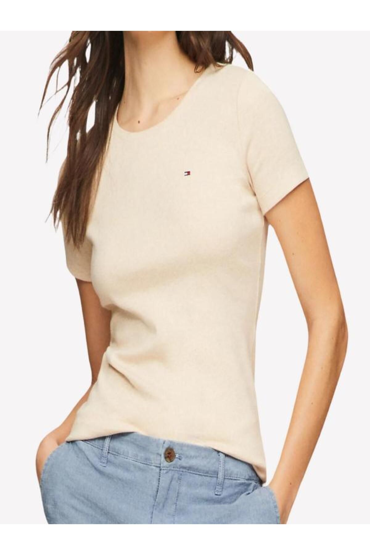 Tommy Hilfiger-Organic Cotton New Season Cody Slim Fit Women's T-Shirt 4