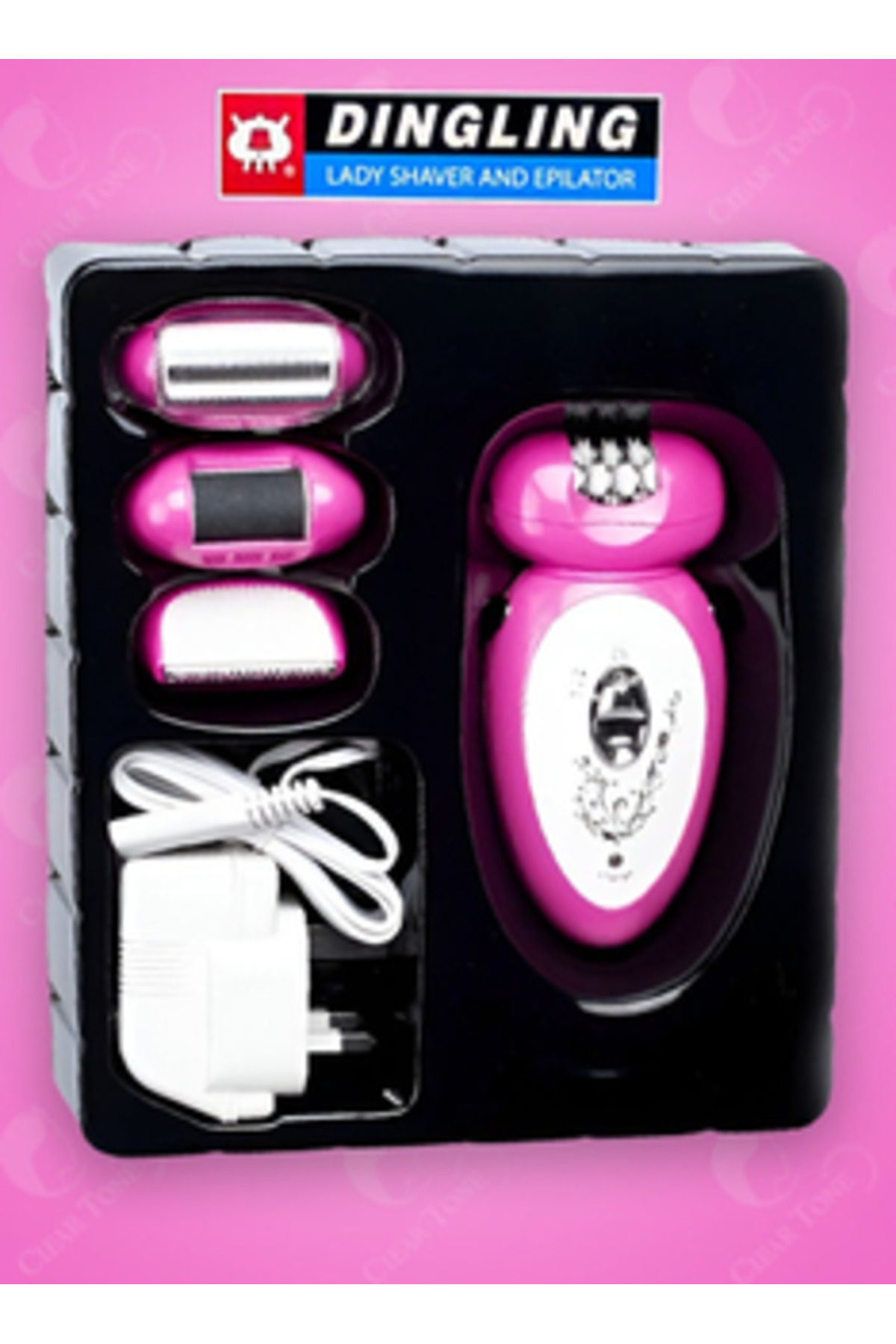 Dingling-epilator 4 in 1 Gift Edition RF-6014 IN 1 Lady Shaver AND Epilator RF-601 3