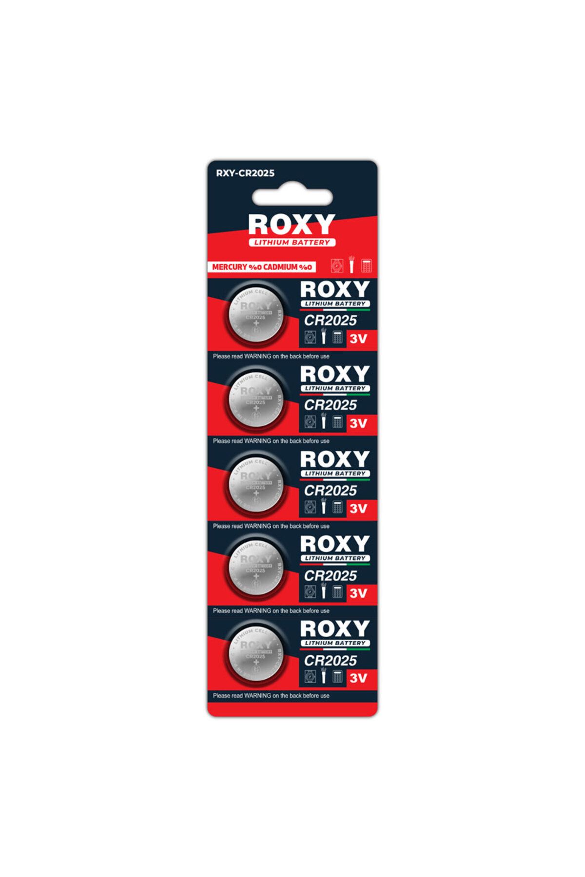 SAVA HOME COLLECTİON 3V Lityum CR2025 Düğme Pil 5 Li Paket