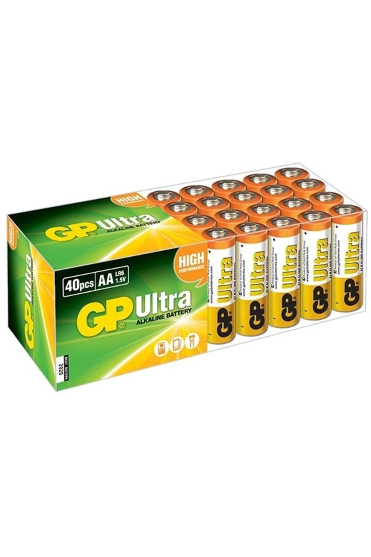 Miravm Gp 15au R6 Ultra Alkalin Kalem Aa 40 Lı Paket Fiyat (4172)