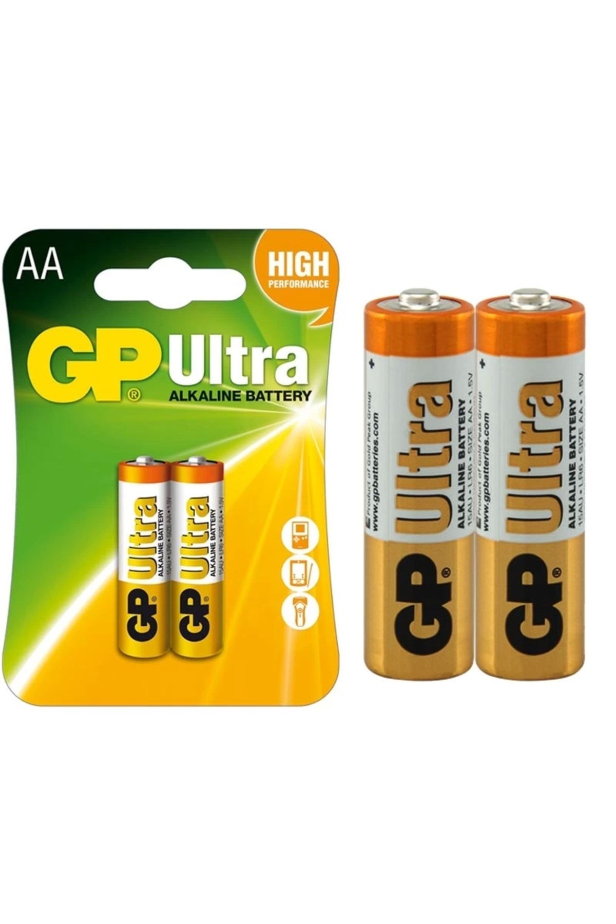 Miravm Gp 15au-2u2 Alkalin Kalem Pil 2 Li Paket Fiyat (4172)
