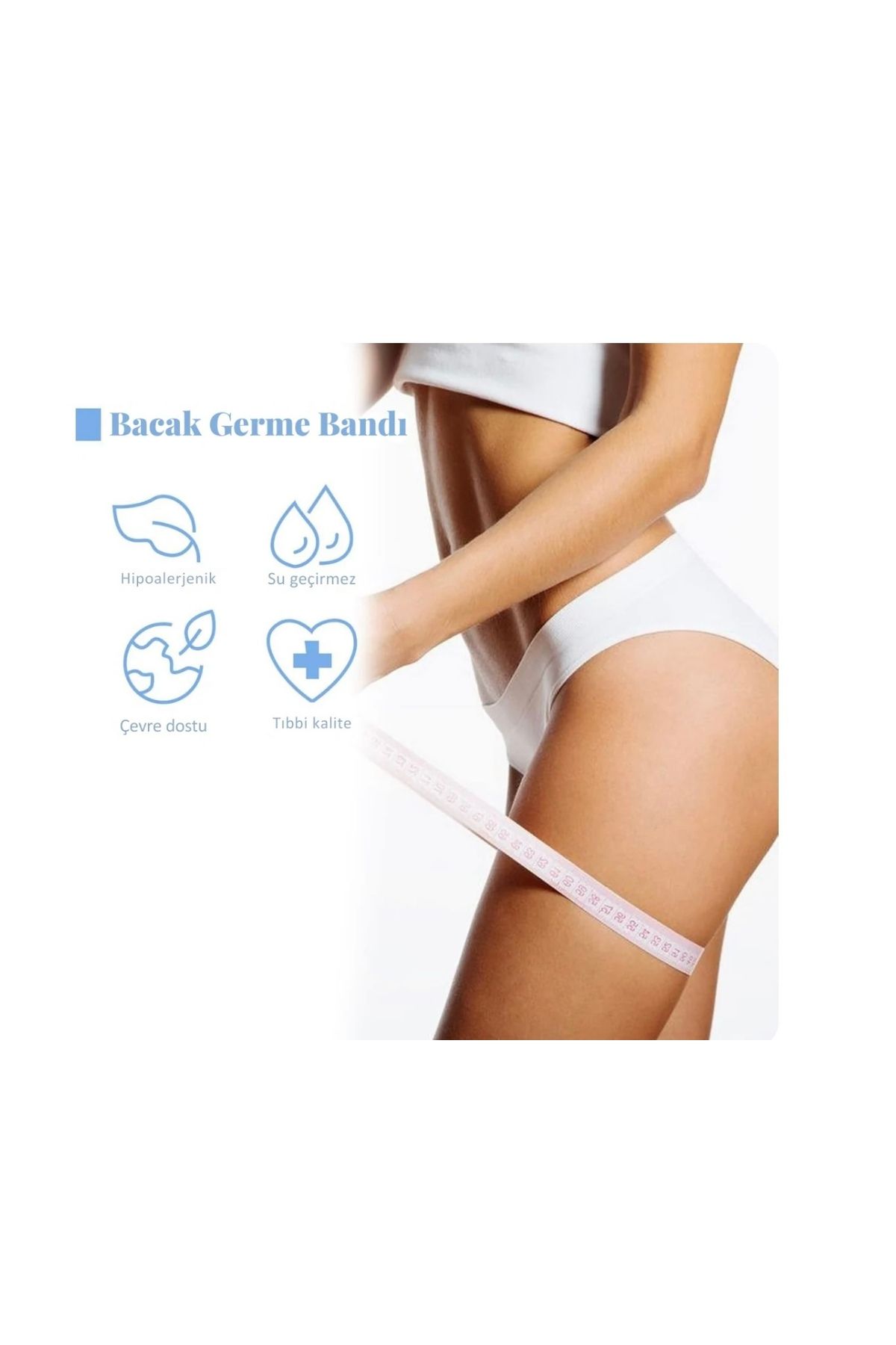newaa butik 5 adet Bacak kol karın germa bandı Cilt Sıkılaştırma ve ve pürüzlü