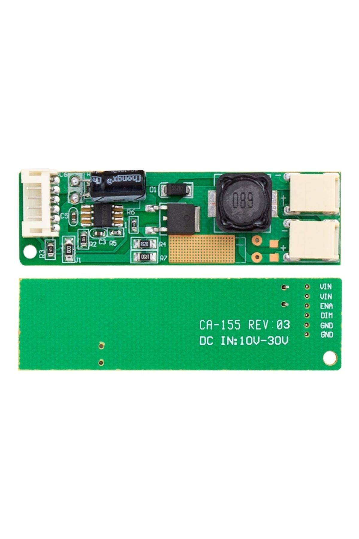 Miravm Led Inverter Unıversal Ca-155 Dc 10v-30v Girişli Dc 9v Çıkışlı 7x2 Cm Çevirici Board (4172)