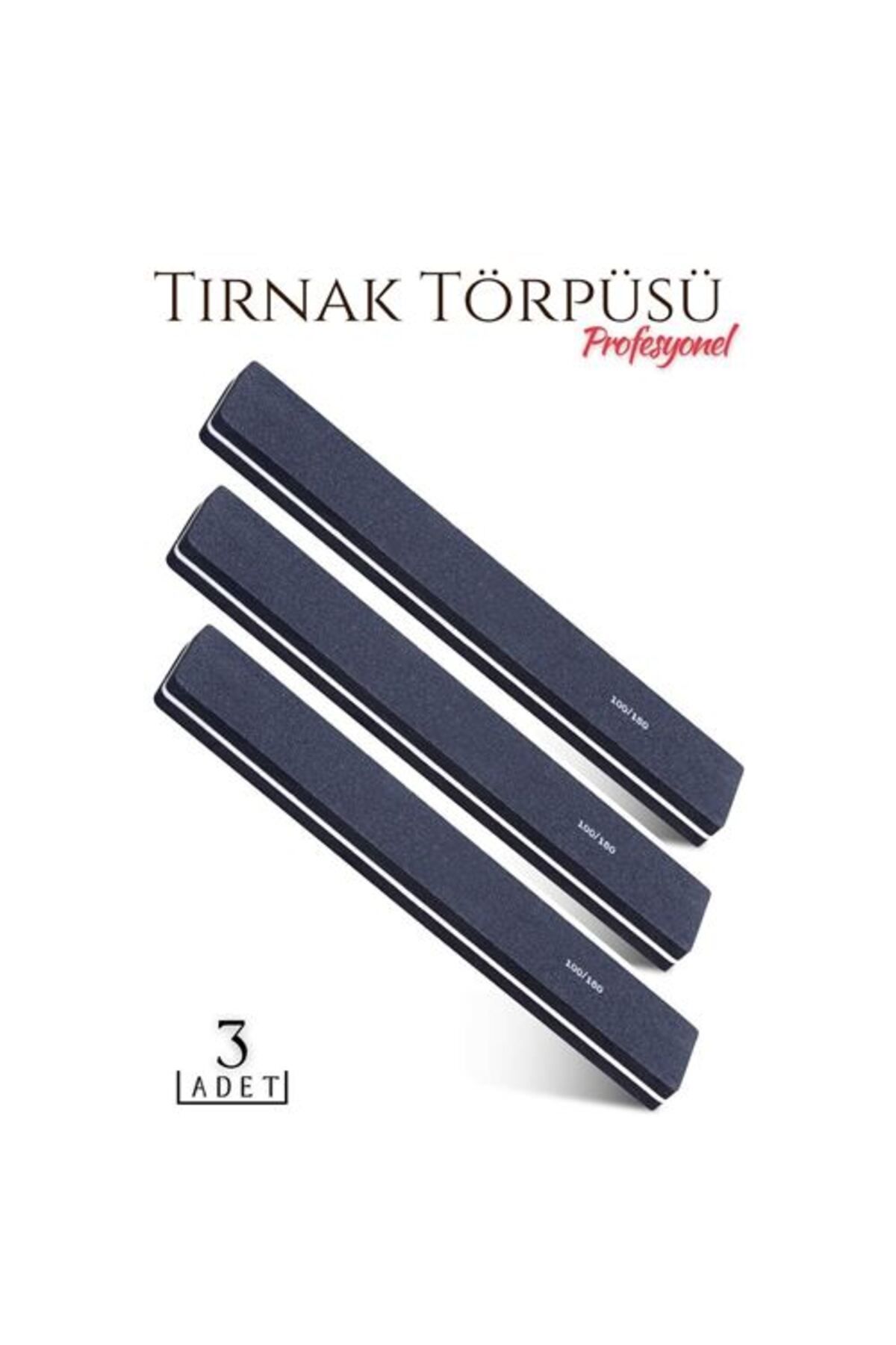 TYYLİ Manikür Pedikür Tırnak Törpüsü 100/180 Grid Profesyonel 3 Adet