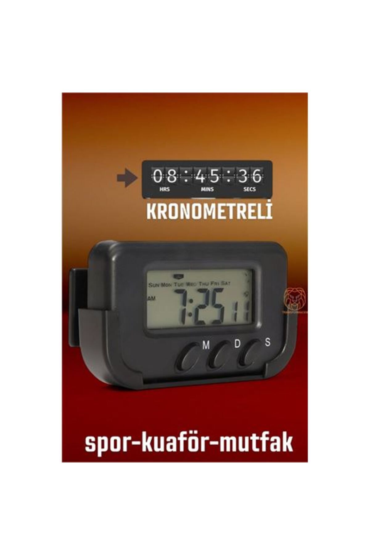 TYYLİ Spor Kuaför Mutfak Çok Amaçlı Kullanım Dijital Kronometre Saat