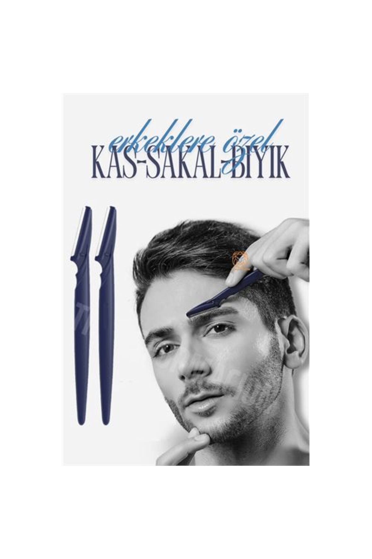 karadağsb Erkek Kaş Şekillendirme Tüy Alma Jileti 2 Adet