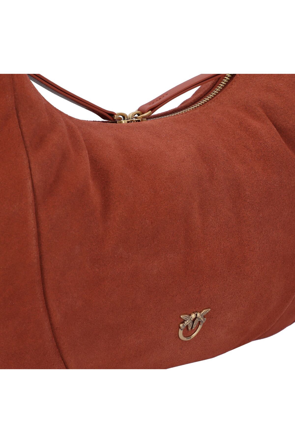 PİNKO-Slouchy Schultertasche Leder 40 Cm 4