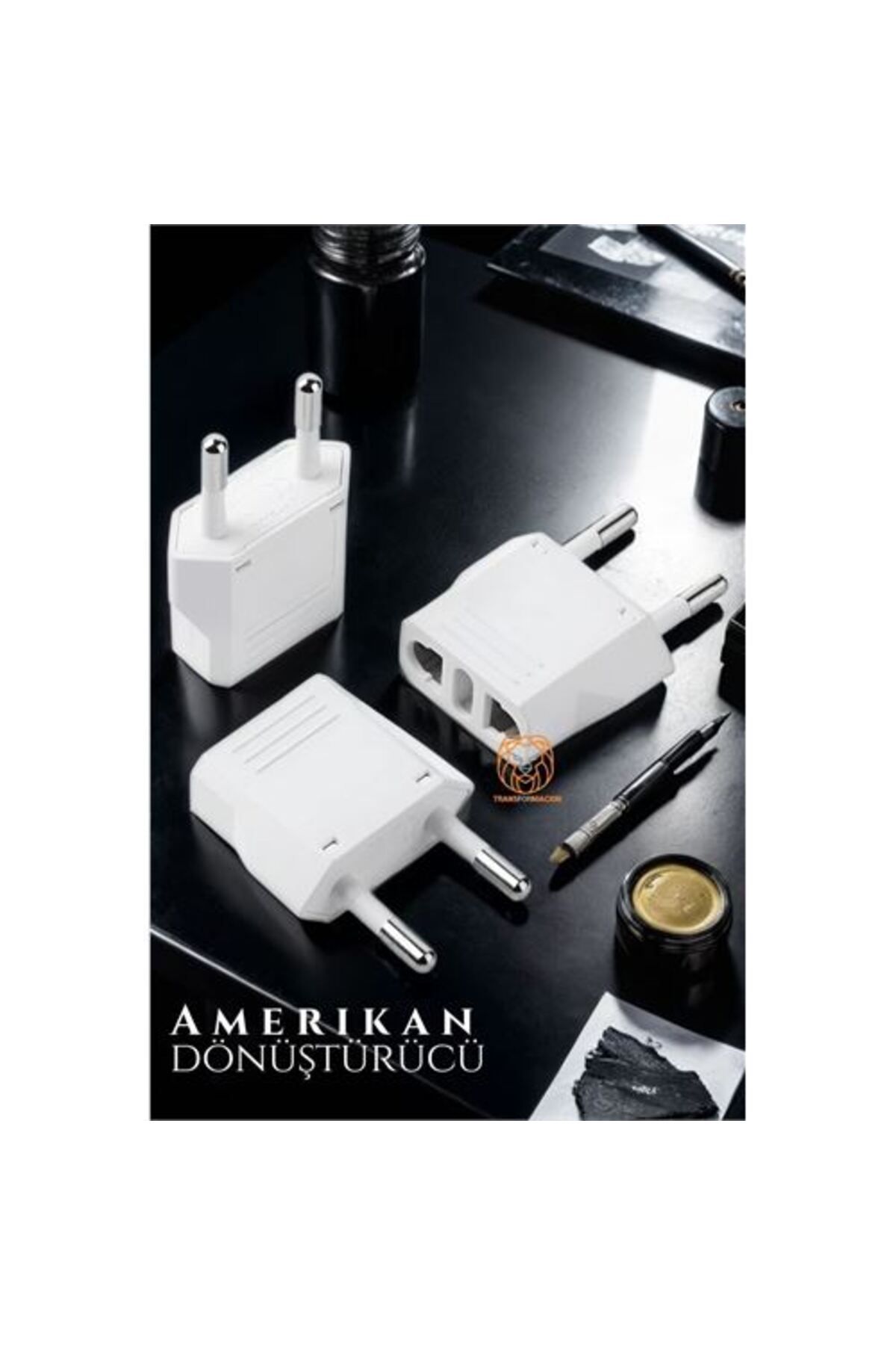 Pİ GLOBAL Amerikan Fişi Dönüştürücü Priz Adaptörü