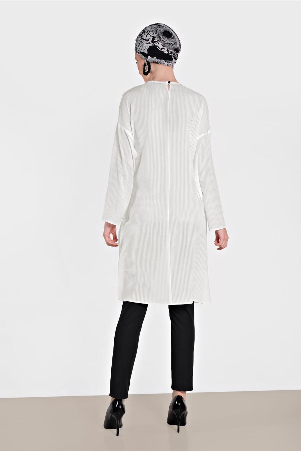 Alvina-Thin Summer Tunic with Binding Detail 4436 3