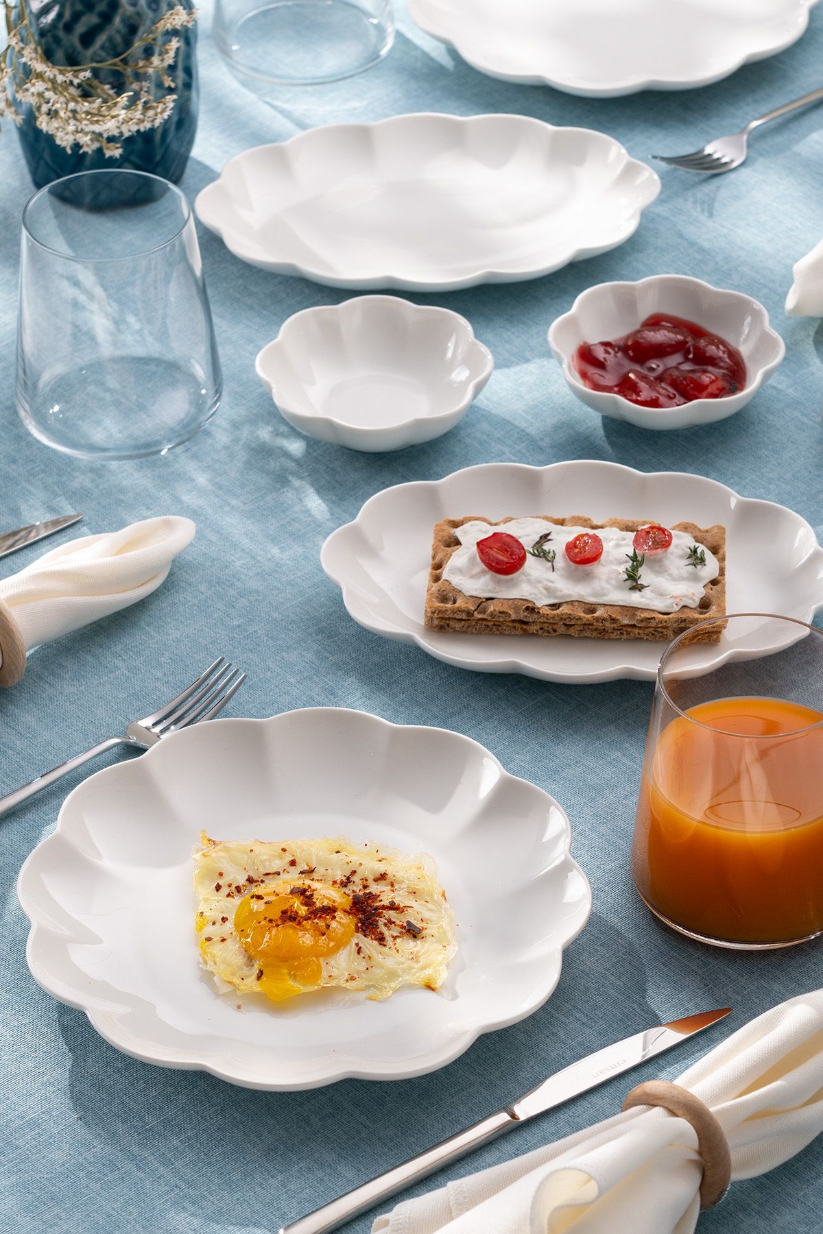 Emsan-Gonca 14 Piece Breakfast Set for 6 People 6
