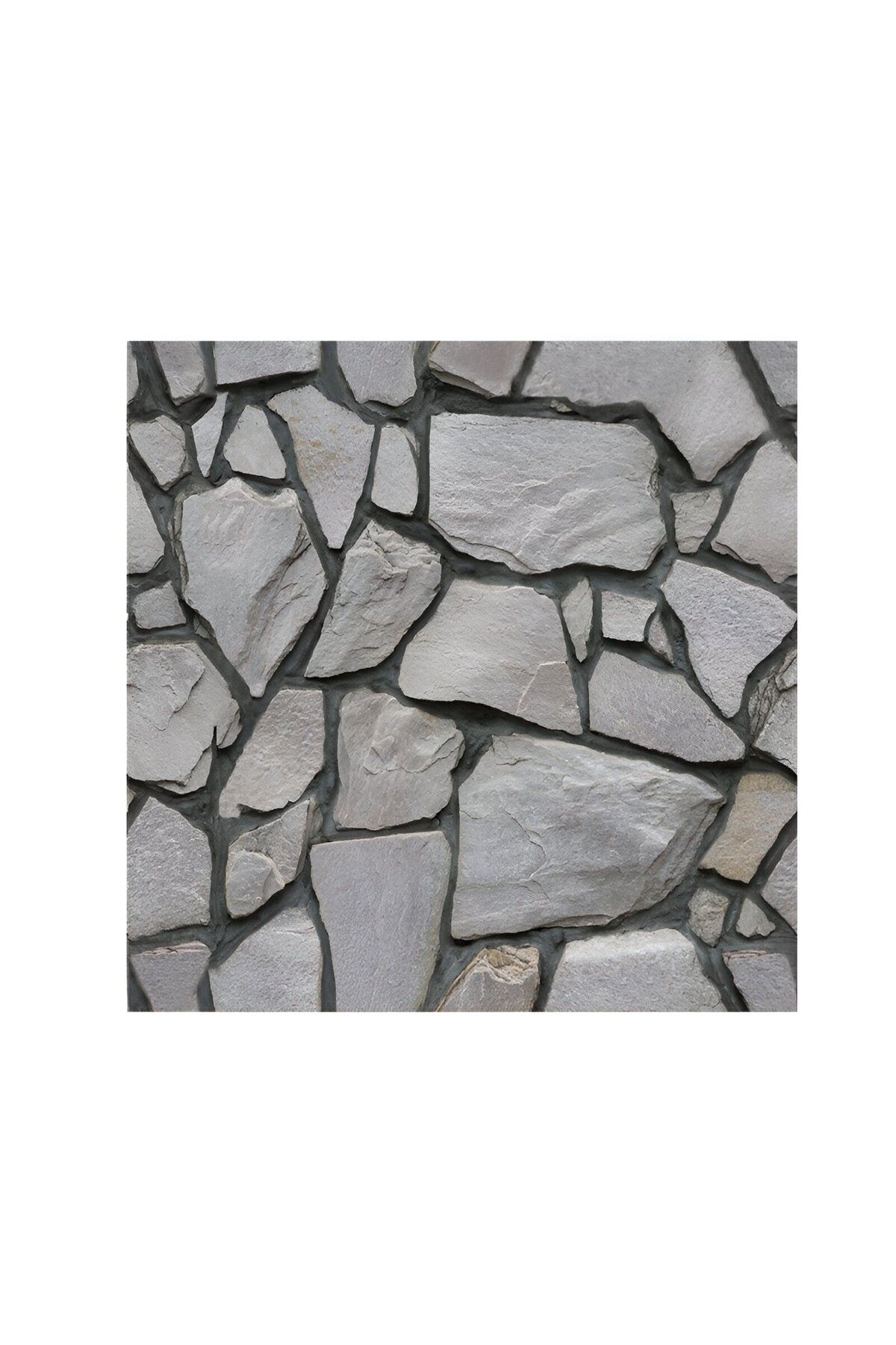 Flippy Set 10 Plăci Tapet Flippy 3d Autocolant Pietre, Perete Bucătărie 30x30 Cm, Gri, Ușor De Curățat - 30 x 30