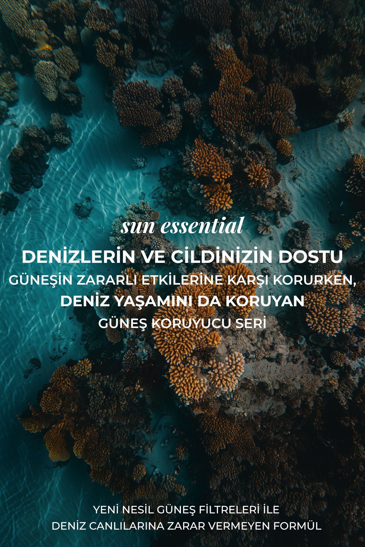 Tüm Cilt Tipleri için Aile Boy Yüz ve Vücut Sprey Güneş Kremi/SUN ESSENTIALS LOTION SPF50+ 200 ML — 20907 — تصویر 2 از 2