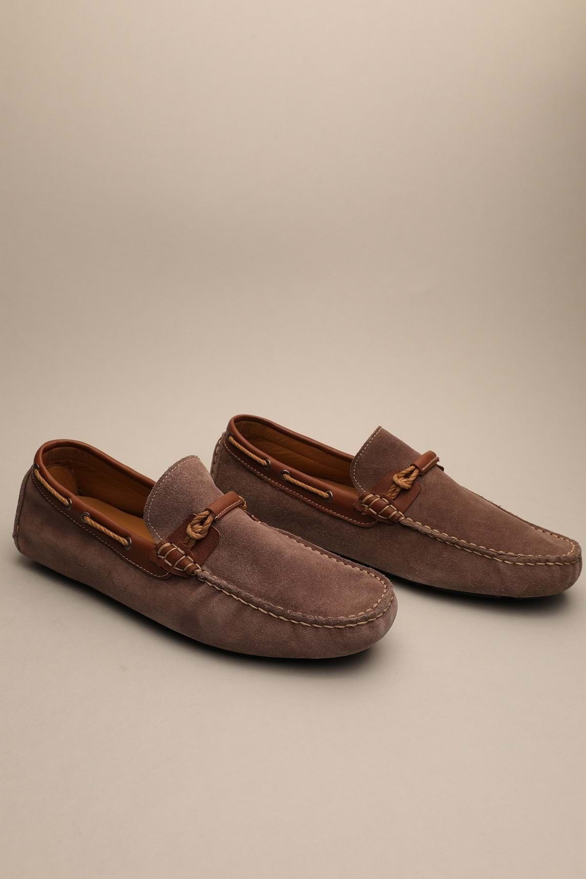 Gondol-Loafer clasic din piele naturală pentru bărbați din piele intoarsa de nurca 41 Ttx.679 2