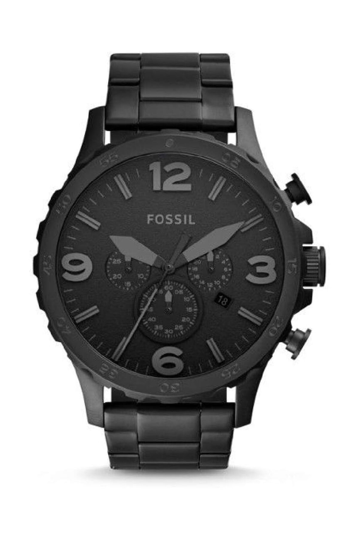 Generic-Fossil Black Leather Jacket 6
