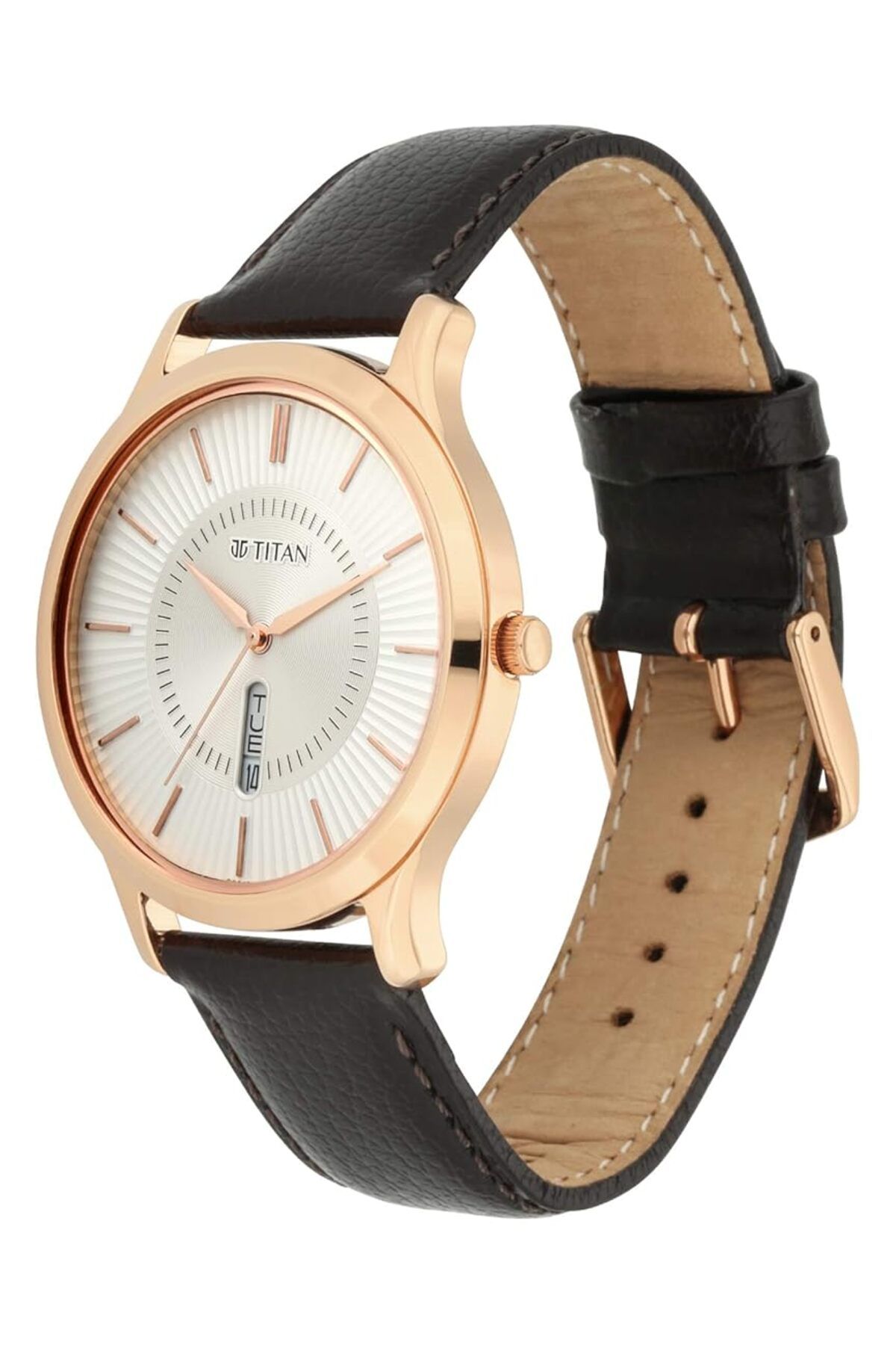 Generic-Titan Lagan Collection Analog Silver Dial Men Watch Nn1845Wl01 4
