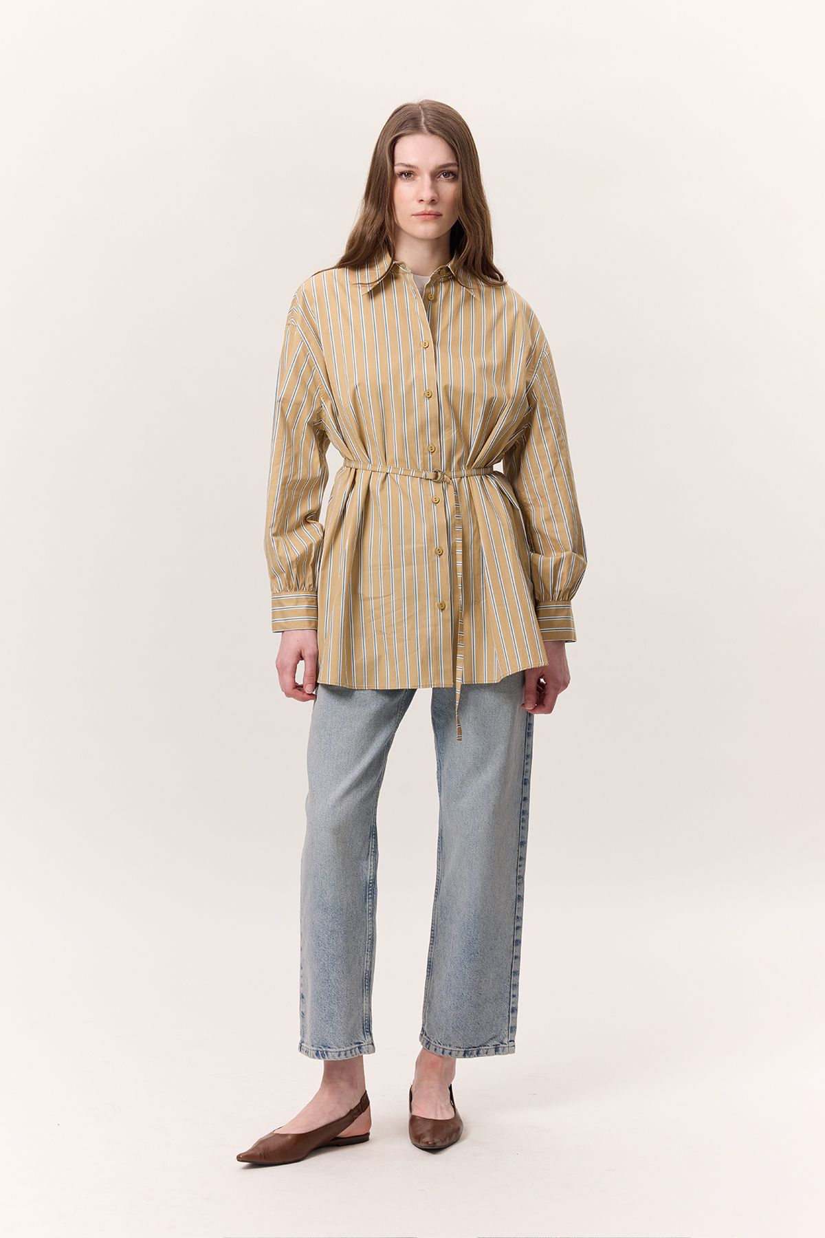 Manuka-High Waist Straight Fit Jean - Light Blue 2