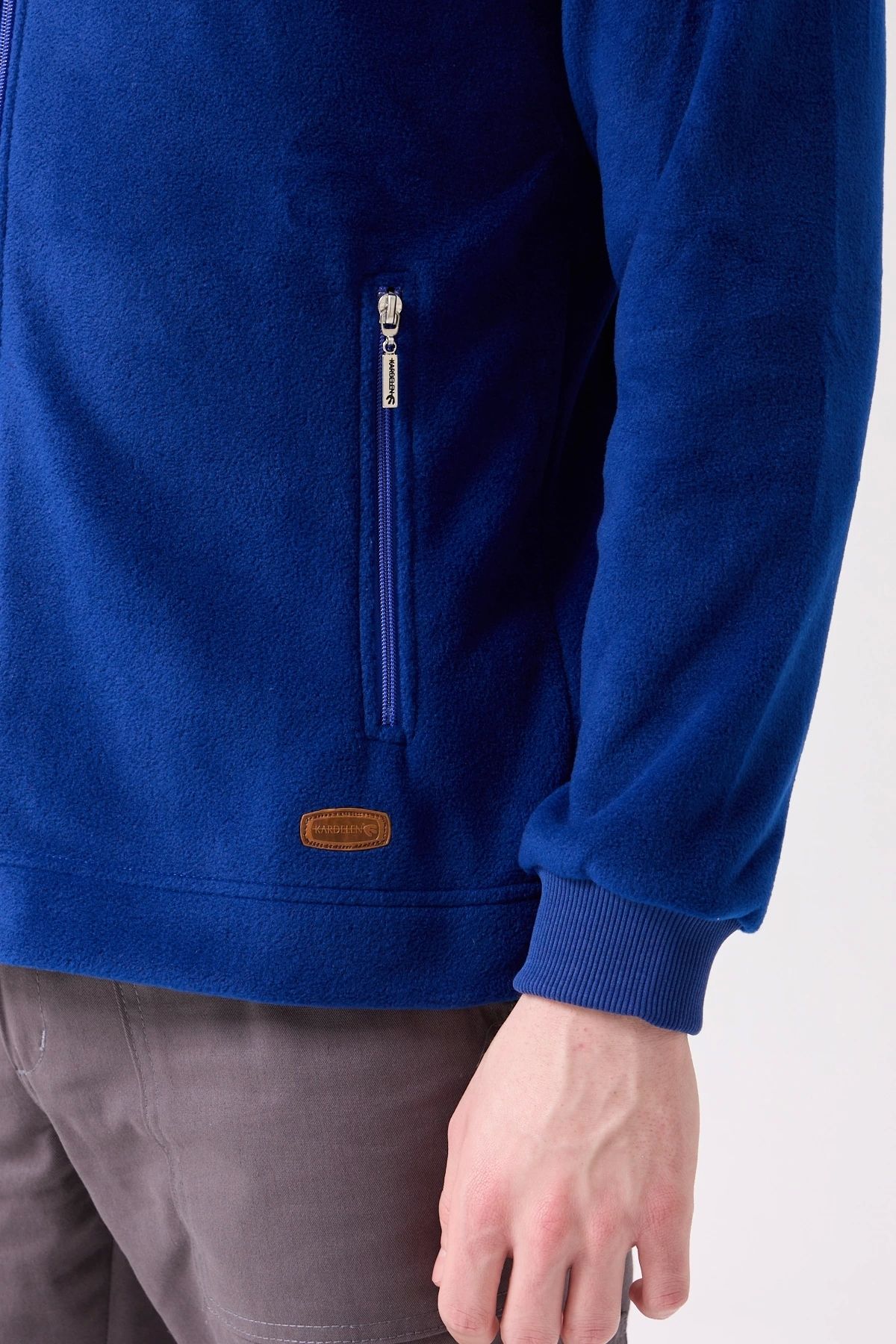 Kardelen İş Elbiseleri-Galanthus Fleece Coat Men's Zip-Up Warm Comfortable and Durable Winter Fleece 6