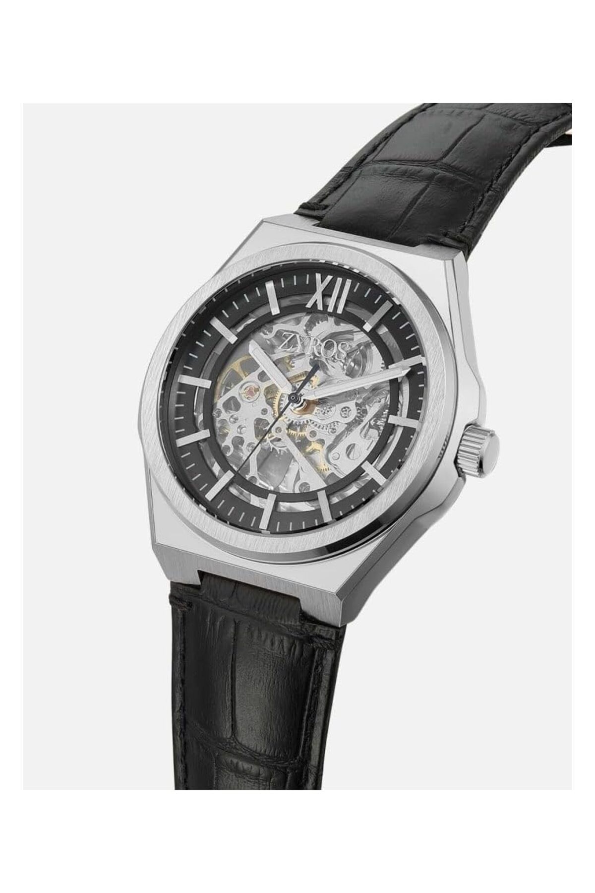 Generic-Zyros Men Leather Watch 3