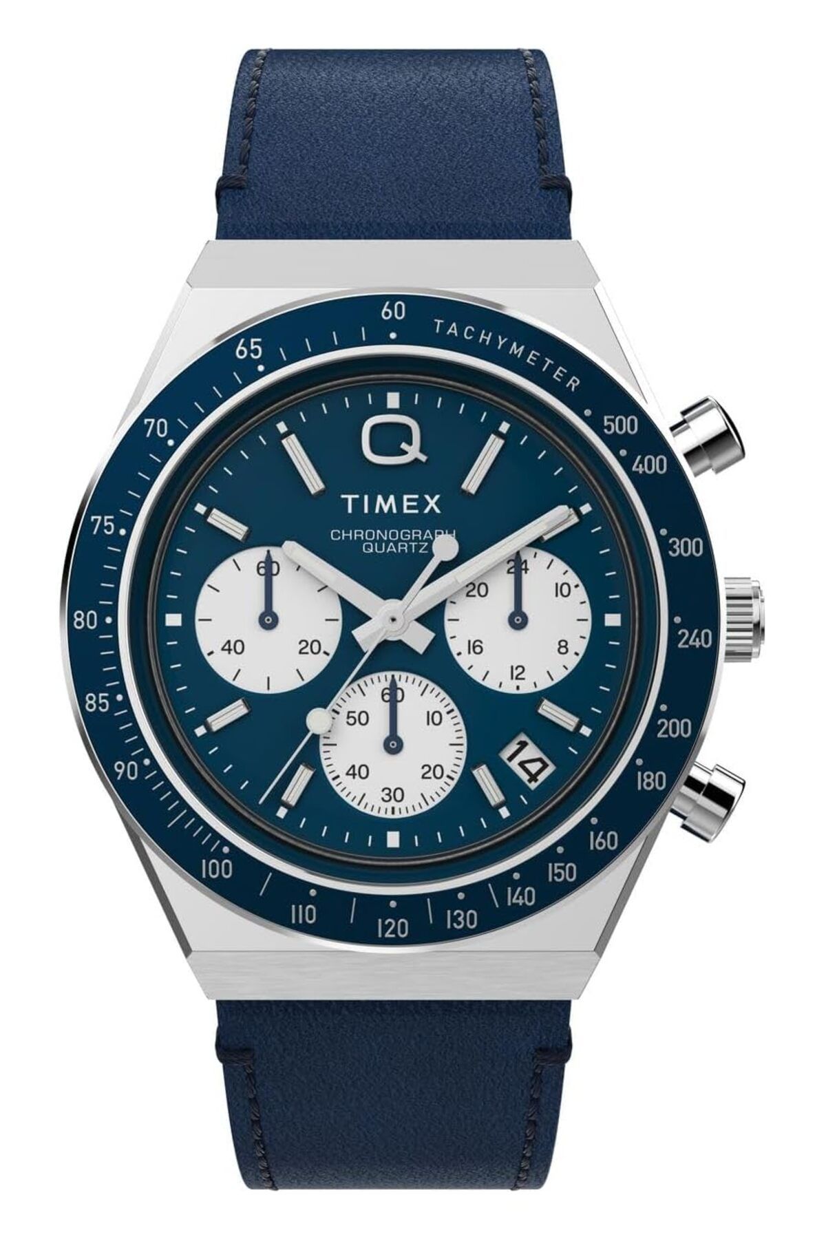 Generic-Timex Men Chronograph Quartz Watch With Leather Strap Tw2W51700 1