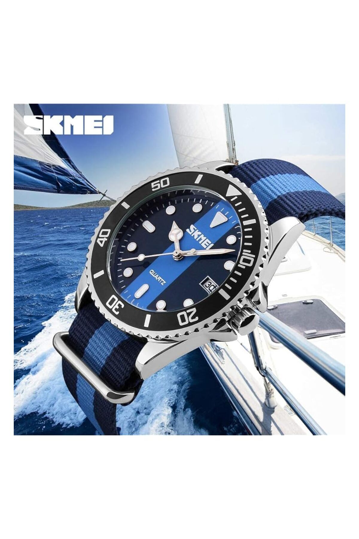 Generic-Skmei Sport Watch For Men 30 Meter Water Resistance Day Calendar Las Vegas 5