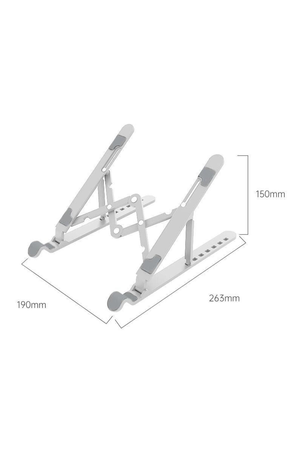 Orico-Orico PFB-A24 plastic laptop stand, foldable, White 4