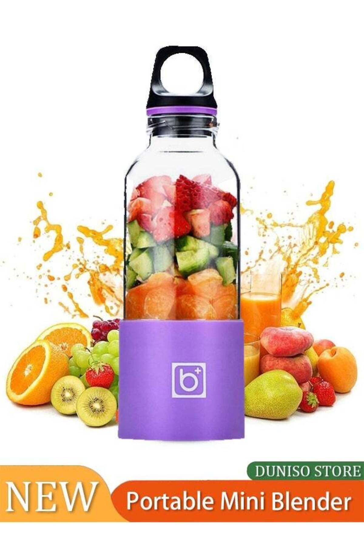 Generic-Portable Blender Cup, Electric USB Juicer Blender, Mini Blender For Shakes and Juice, 500ml, 1