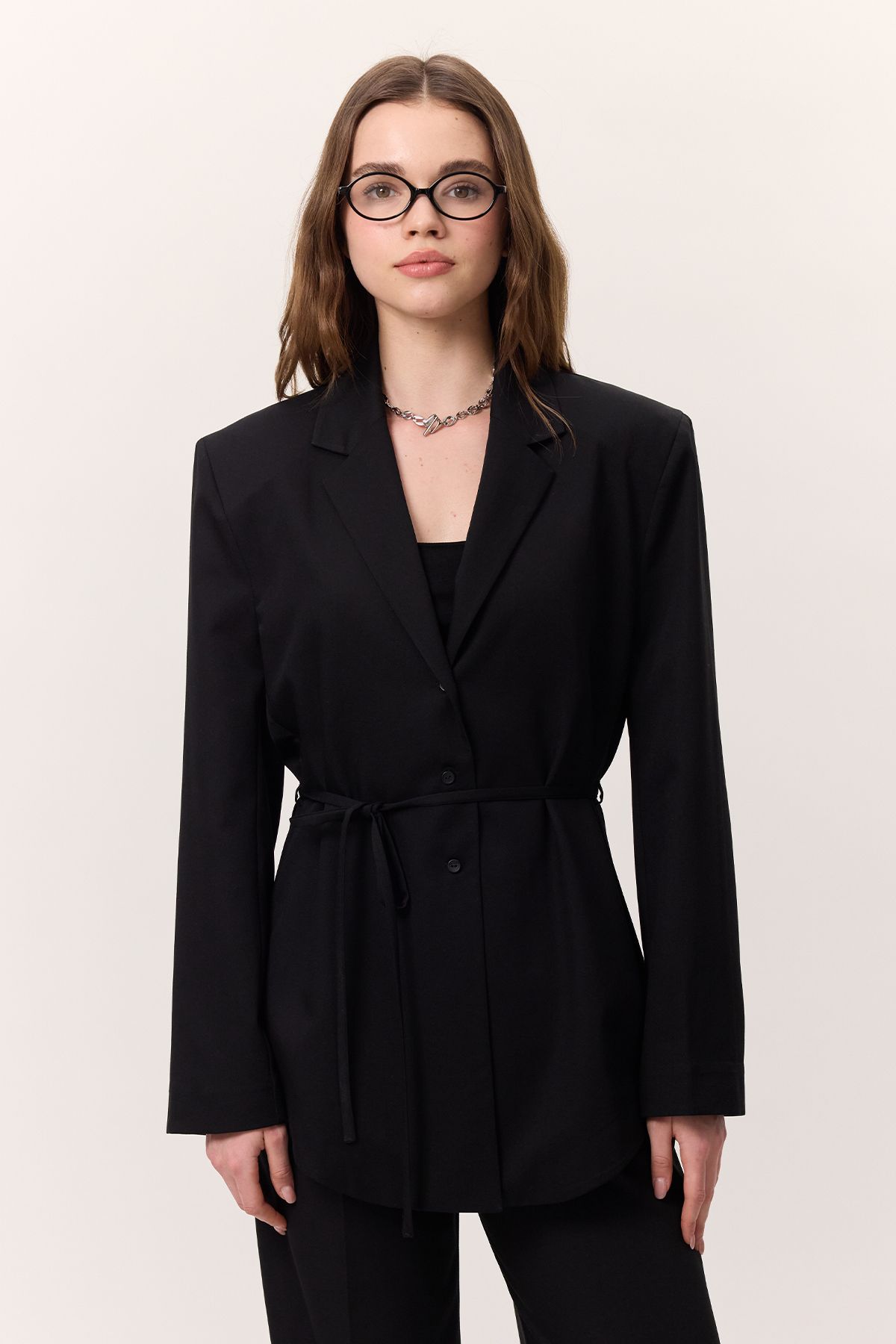 Manuka-Black Belted Buttoned Blazer Jacket 
 # # # Title 
 Hocaferay Machine Safety Sinker Shutter 
 # # # Response 
 Hocaferay Safety Sausage Roller Shutter Machine 3