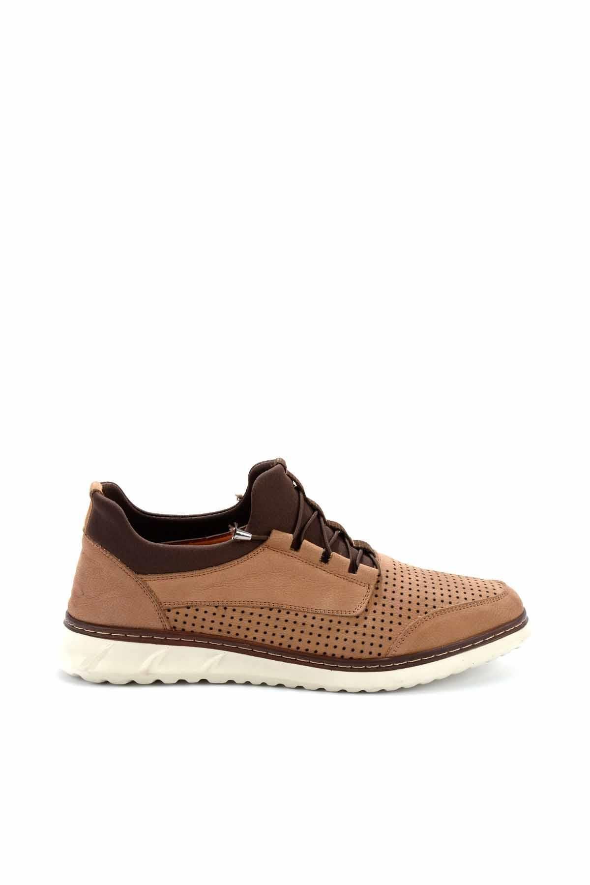 کفش راحتی مردانه چرم طبیعی Sand Nubuck E01733540201 Bambi